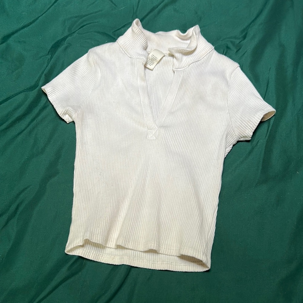 White Collar Top